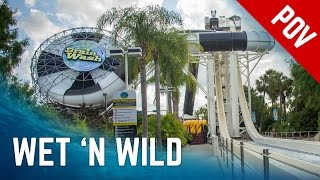 Legendary Water Rides at Wet n Wild Orlando  2016 Version POV [upl. by Helm739]