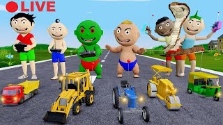 Bittu Sittu Cartoon Part 31  Jcb Wala Cartoon  Gadi Wala Cartoon  Pagal Beta  Desi Comedy Video [upl. by Lorelei]