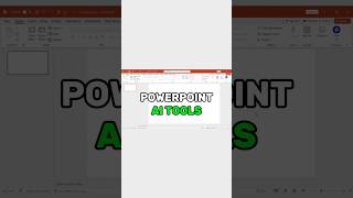 PowerPoint AI tools powerpointtips powerpointtipsandtricks powerpoint [upl. by Eussoj359]