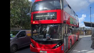 FULL ROUTE VISUAL  London bus route 185  Victoria to Lewisham Station details in description [upl. by Aneras555]