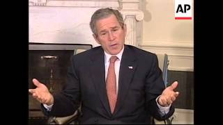 Bush comments as criminal probe launched into Enron collapse [upl. by Ecienaj]