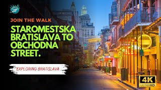 Discover The Best Route From Staromestska Bratislava To Obchodna Street [upl. by Aihsenak]