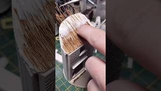 Making a thatched roof thatch thatching thatchedroof miniature shop howto artist timecapsule [upl. by Corey]