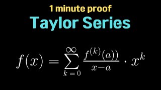 Taylor series  1 minute maths [upl. by Shanan]