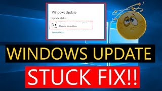 How To Fix Windows 10 Stuck on Checking For Updates FIX [upl. by Earased]