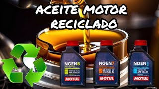 Aceite Motor Motul RECICLADO ♻️ [upl. by Neumark]