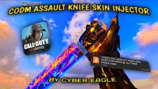 CODM VNG 1842 ASSAULT KNIFE SKIN INJECTOR VIP MOD MENU  CYBER EAGLE  codmskininjector2023 [upl. by Seilenna]