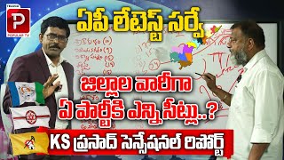 Political Analyst KS Prasad Latest Survey Report On AP 2024 Elections  YCP Vs TDP  Janasena Party [upl. by Eliason]