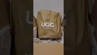 Unboxing UGG Boots ASMR Burleigh Button Triple Nappa Innersoles amp Wax Protector shorts asmr [upl. by Meeker]