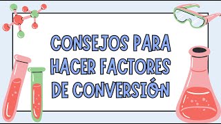 Consejos para realizar factores de conversión de forma fácil y definitiva [upl. by Anzovin641]