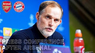 Tuchel quotWere happy with the resultquot  Press conference after Arsenal FC vs FC Bayern  🇬🇧 [upl. by Iblehs]