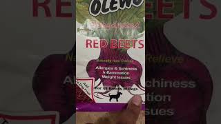 Olewo red beets for dog allergiespetallergies doglover [upl. by Darrow661]