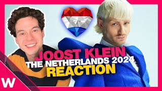 🇳🇱 Joost Klein – Europapa REACTION  Netherlands Eurovision 2024 [upl. by Nerac]