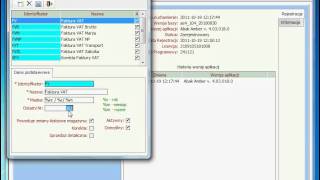 PROGRAMY ABAK  ustawianie numeracji faktur [upl. by Nywnorb87]