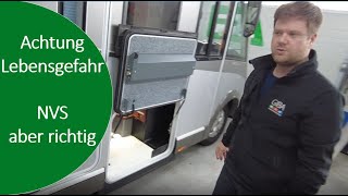 Achtung Lebensgefahr  Wechselrichter mit Netzvorrangschaltung richtig verbaut Carthago Chic ELine [upl. by Olram]