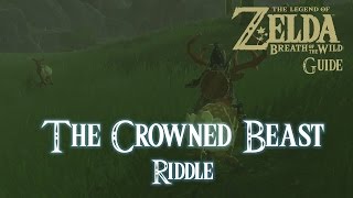 The Legend of Zelda Breath of The Wild  The Crowned Beast Riddle Guide Switch [upl. by Soo]