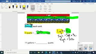 Lesson 132  Reteaching Video 1  Customary Units of Capacity  Equivalents [upl. by Noeruat]