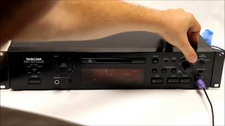 Tascam MD 301MKii MiniDisc Player  Demo for Ebay Listing [upl. by Grosmark584]