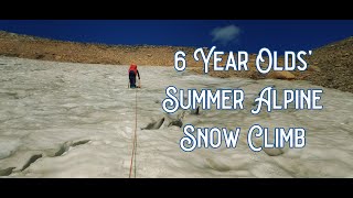 Past is Prologue A Short Film of Twin 6 Year Olds First Summer Snow Climb [upl. by Dnomed149]