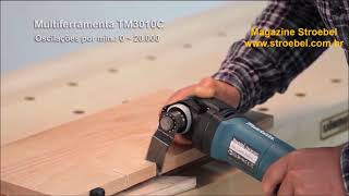 Multicortadora Makita TM3010CK Profissional Multi Ferramenta Corta Lixa e Raspa [upl. by Egwin790]