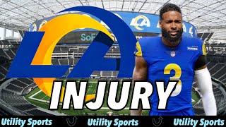 Odell Beckham Jr injured in the Super Bowl  Did OBJ tear his ACL [upl. by Beutner701]