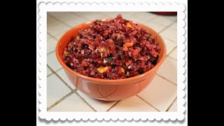 Spicy Cranberry Relish [upl. by Kirtap457]