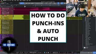 How To Do Punch Ins amp Use Auto Punch In Studio One [upl. by Eanom426]