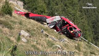 Elicottero caduto in Valgerola non uno ma tre miracoli [upl. by Raines]