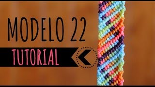 Pulsera Colorida » 🌈 tutorial  como hacer brazalete de hilo  diy ● Friendship bracelet 34 [upl. by Omsoc]