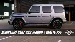 2023 Mercedes Benz G63 AMG  Matte PPF Application  Just Keep it Fresh [upl. by Prosser963]