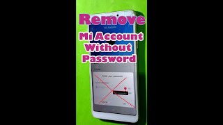 Share how to Remove Mi Account without Password [upl. by Alene71]