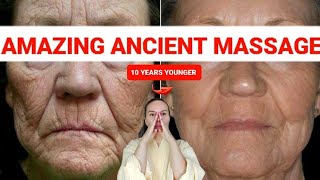 POWERFUL ANCIENT FACIAL MASSAGE  LIFTING TONE ANTI WRINKLE DETOX SCULPTING [upl. by Airdnaid326]