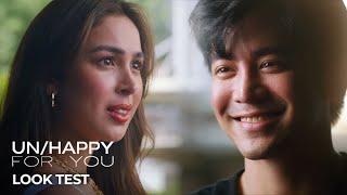 UNHAPPY FOR YOU LOOK TEST  JOSHUA GARCIA JULIA BARRETTO PETERSEN VARGAS [upl. by Nreval]