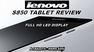 LENOVO S8 TABLET REVIEW S850 8 inch Full HD 16 GB Tablet 2GB RAM ArtAlienTV 1080p [upl. by Stearne]