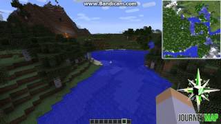 JourneyMap 41 alpha test MiniMap Orientation [upl. by Amein380]