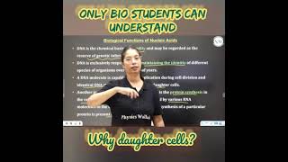 Special messege for Bio students🤔Ashima mam chemistryncertwallah physicswallah shorts pwians [upl. by Kalikow]