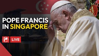 LIVE  Pope Francis in Singapore  Holy Mass  September 12 2024 [upl. by Tertias]