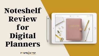 Noteshelf Review  How To Use Noteshelf For Digital Planning [upl. by Limber]