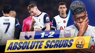 ABSOLUTE SCRUBS IVE HAD ENOUGH OF THIS TEAM 🤬 Tottenham 12 Ipswich Town EXPRESSIONS REACTS [upl. by Renie182]