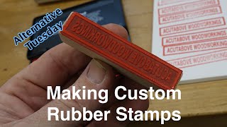 Making Custom Rubber Stamps [upl. by Atiuqrahs]