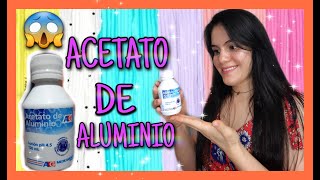 BENEFICIOS del ACETATO de ALUMINIO para la PIEL 😱🔥 Mi EXPERIENCIA [upl. by Hardy]