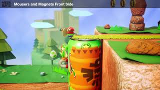 Yoshis Crafted World Mousers and Magnets  Hide and Seek Sprout Location [upl. by Kallman190]