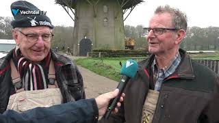 Molenkap terugplaatsen op de Vilsterse Molen [upl. by Berghoff]