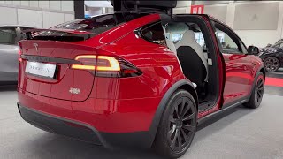 2023 Tesla Model X Plaid Review  New Cameras and More Features [upl. by Odidnac]