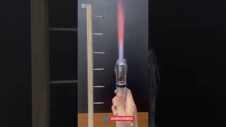 Powerful lighter vs matches sticks 😱 youtubeshorts experiment amazing [upl. by Annaiv]