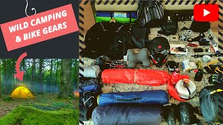 WHAT to keep during WILD CAMPING and BIKE TOUR  wild camping nature asmr [upl. by Ardehs]