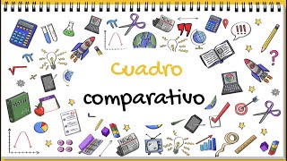 Cuadro comparativo  Primero de secundaria Razonamiento verbal [upl. by Annohsed]