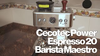 Mi análisis de la Cecotec Power Espresso 20 Barista Maestro [upl. by Weeks449]