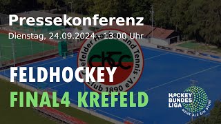 Pressekonferenz Feldhockey Final4 2025 in Krefeld [upl. by Northington]