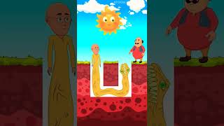 Patlu ka pair hua monster motu patlu fun video see more for subscribe 💗👍 [upl. by Aicirtak366]